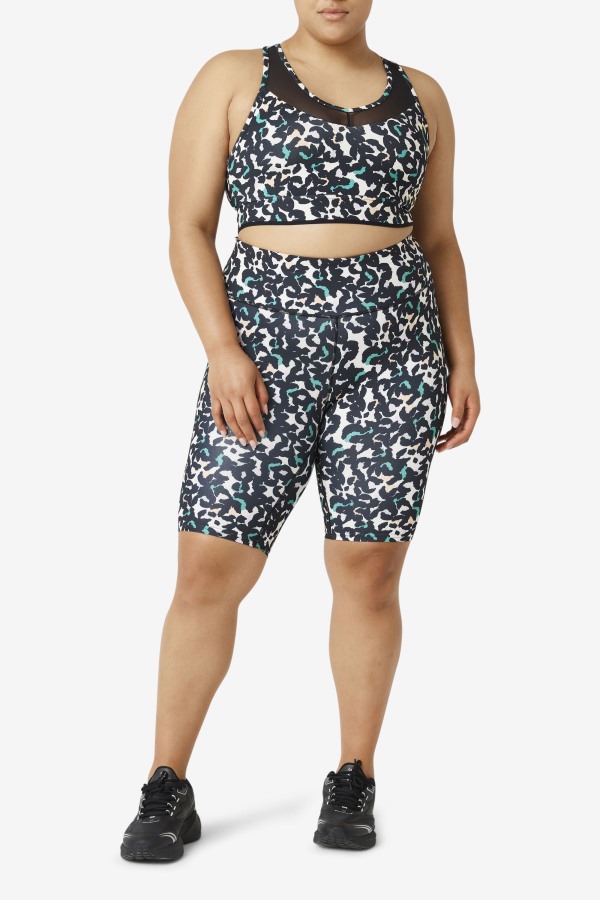 Black Animal Fila Outlets Forza 8\" Bike Short