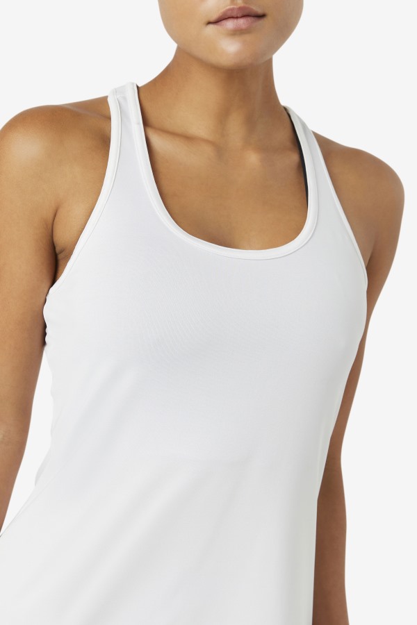Pickleball Racerback Tank Fila Outlets White