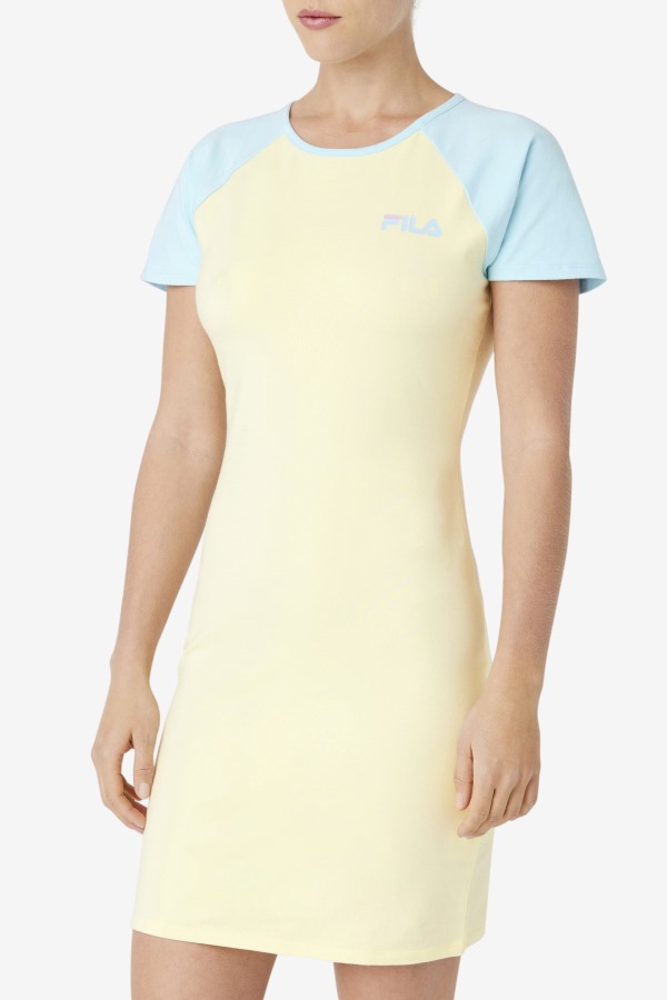 Kyra Dress Fila Outlets Tender Yellow