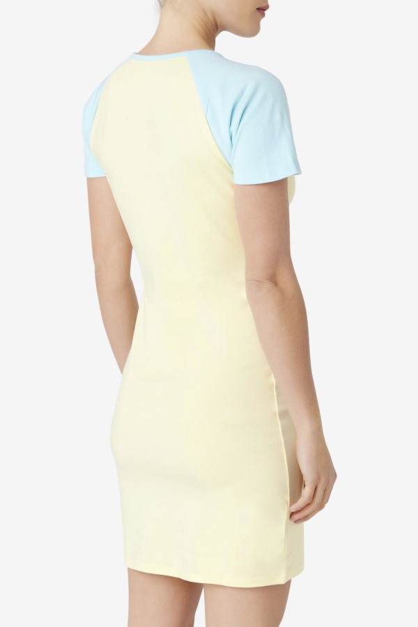 Kyra Dress Fila Outlets Tender Yellow