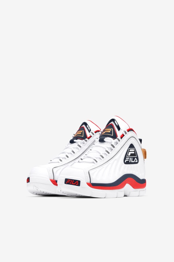 Little Kids\' Grant Hill 2 Game Break White/Blues/Red Fila Outlets