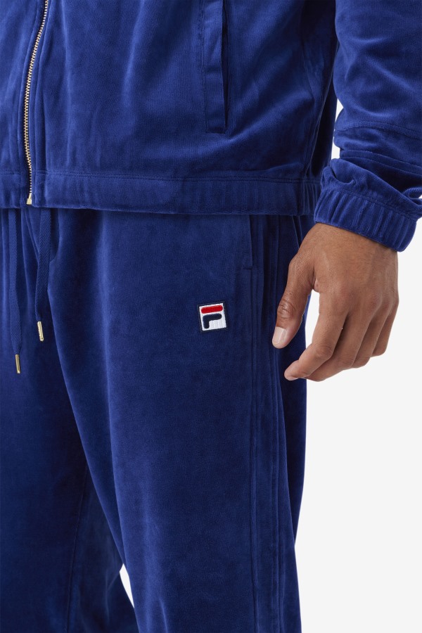 Fila Outlets Ravid Velour Pant Blueprint