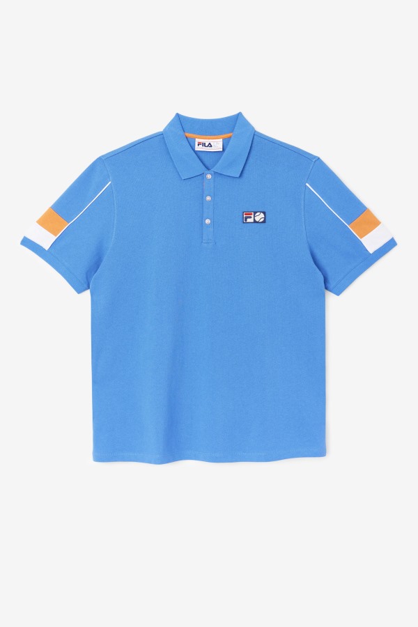 Strong Blue/White/Coral Rose Coda Polo Fila Outlets