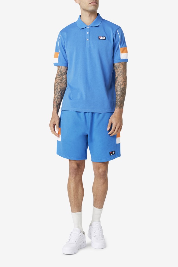 Strong Blue/White/Coral Rose Coda Polo Fila Outlets