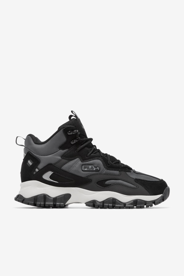 Shadow/Black/Silver Gray Men's Ray Tracer Tr 2 Mid Fila Outlets