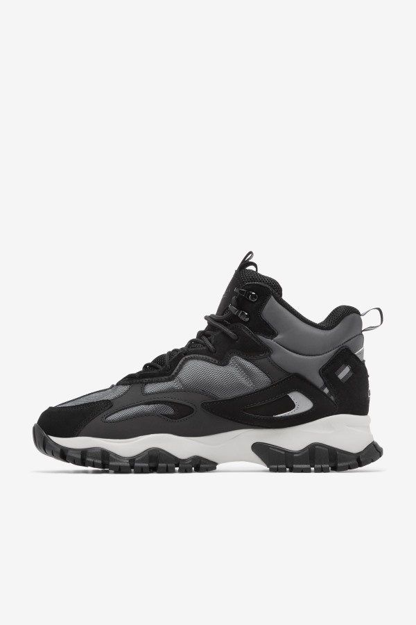 Shadow/Black/Silver Gray Men\'s Ray Tracer Tr 2 Mid Fila Outlets