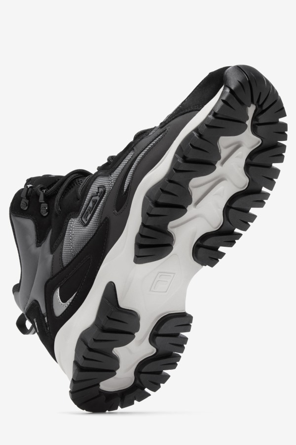 Shadow/Black/Silver Gray Men\'s Ray Tracer Tr 2 Mid Fila Outlets