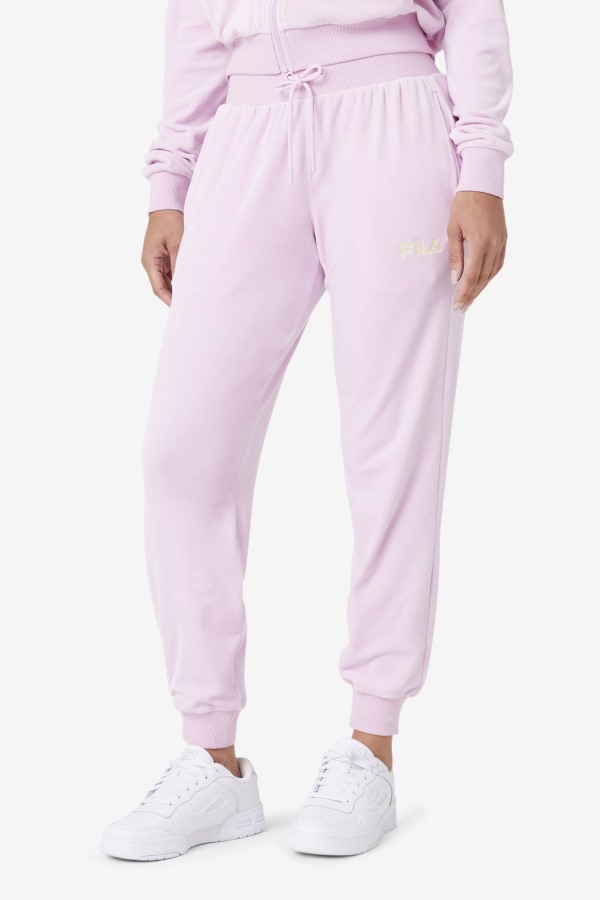 Fila Outlets Zura Velour Jogger Orchid