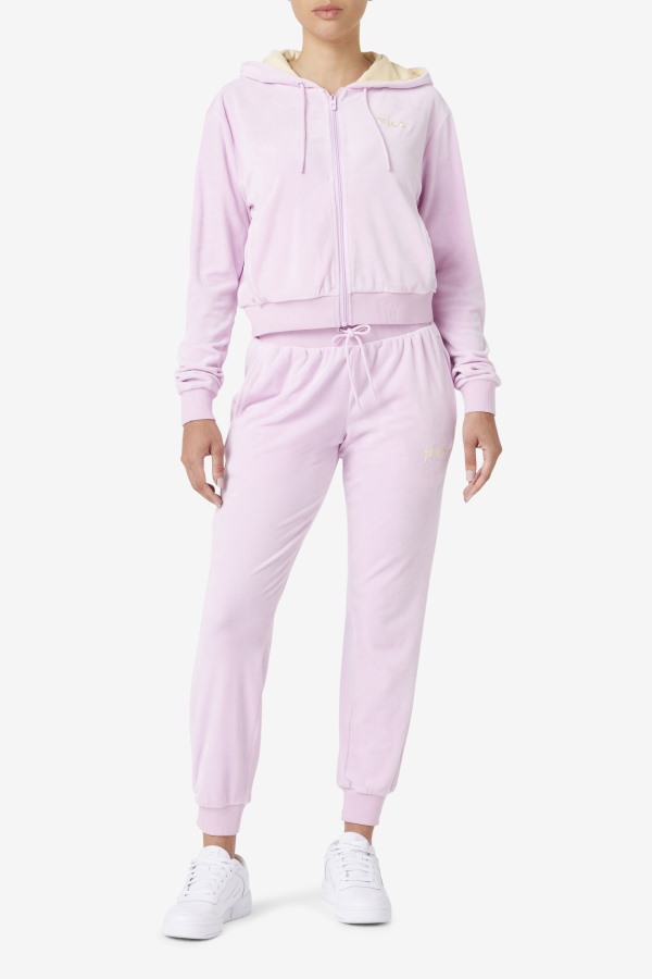 Fila Outlets Zura Velour Jogger Orchid