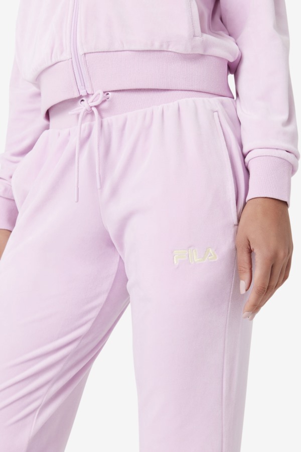 Fila Outlets Zura Velour Jogger Orchid