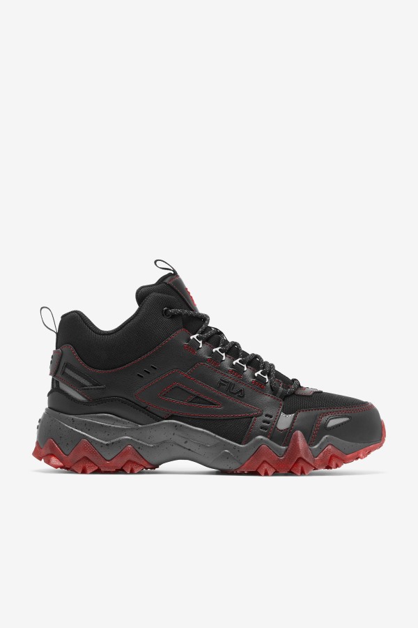 Men's Oakmont Tr Mid Black/Red Fila Outlets