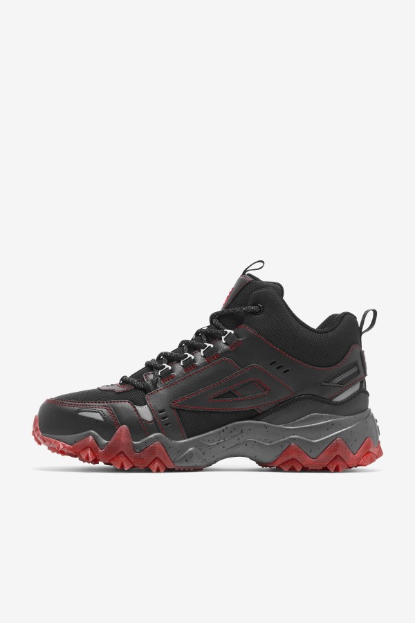 Men\'s Oakmont Tr Mid Black/Red Fila Outlets