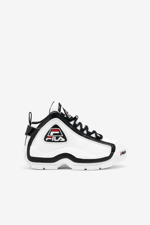 White/Black/Red Fila Outlets big kids' Grant Hill 2