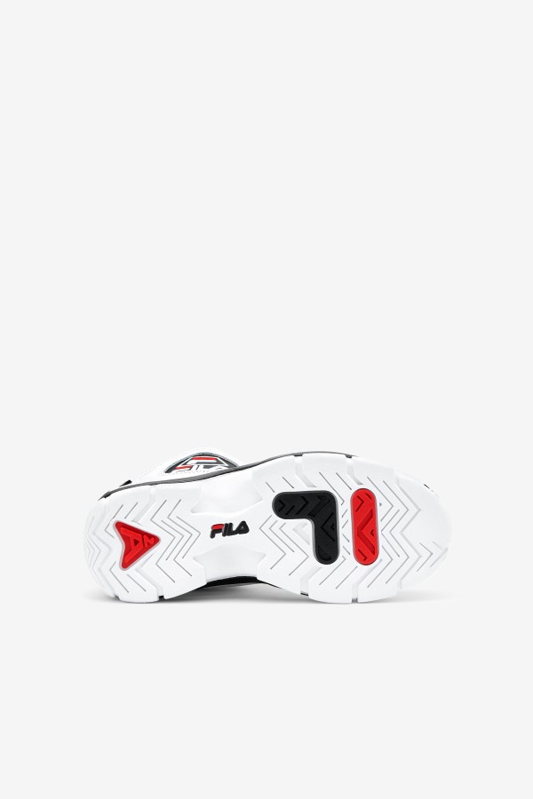White/Black/Red Fila Outlets big kids\' Grant Hill 2