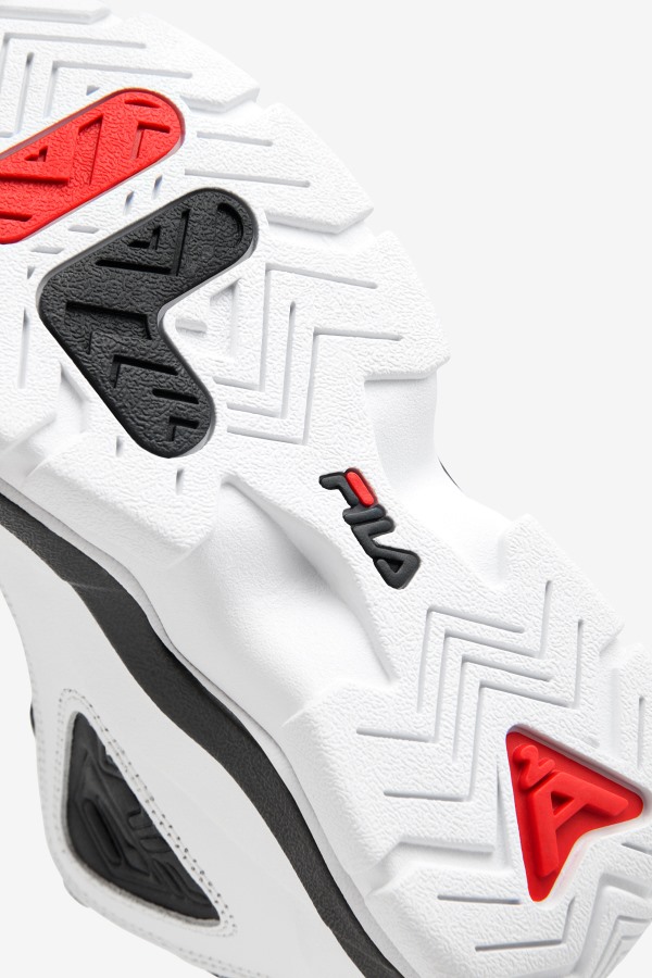 White/Black/Red Fila Outlets big kids\' Grant Hill 2