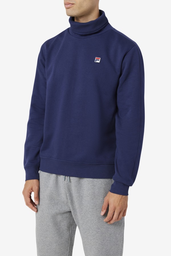 Noah Fleece Turtleneck Peacoat Fila Outlets