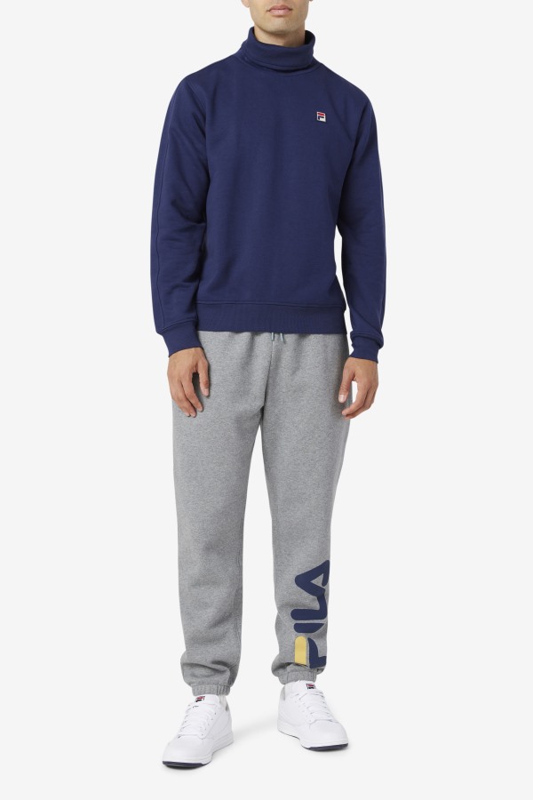 Noah Fleece Turtleneck Peacoat Fila Outlets