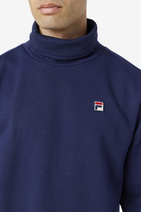 Noah Fleece Turtleneck Peacoat Fila Outlets
