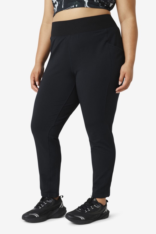Black Fi-Lux Slim Leg Pant Fila Outlets