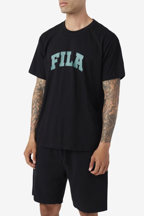 Cody Tee Black/Blue Spruce Fila Outlets