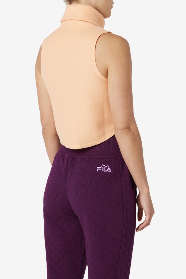 Eliana Cropped Neck Warmer Orange/Cayenne Fila Outlets