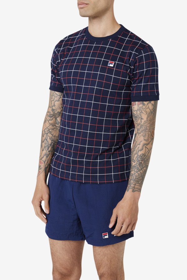 Casbian Crew Navy/Red/White Fila Outlets