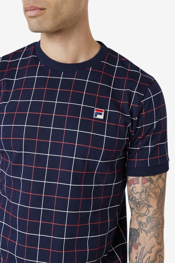 Casbian Crew Navy/Red/White Fila Outlets