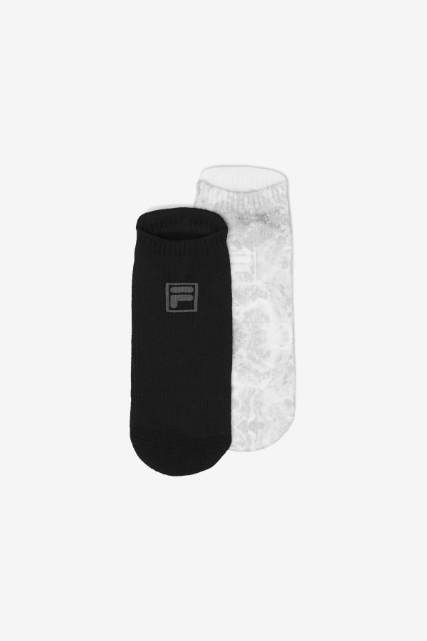 Women's Tie Dye Grip Sock 2-Pack Grey Multi Fila Outlets