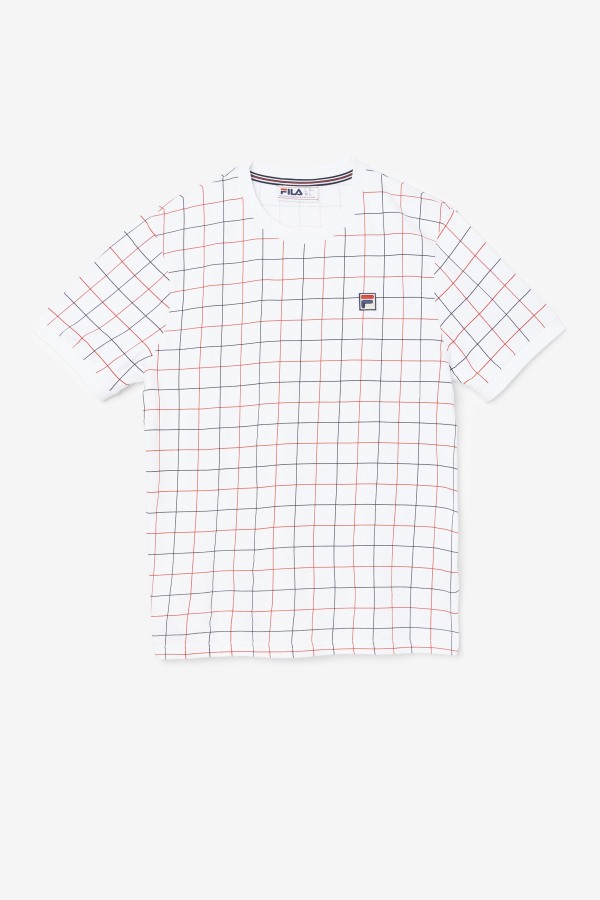 Fila Outlets White/Red/Navy Casbian Crew