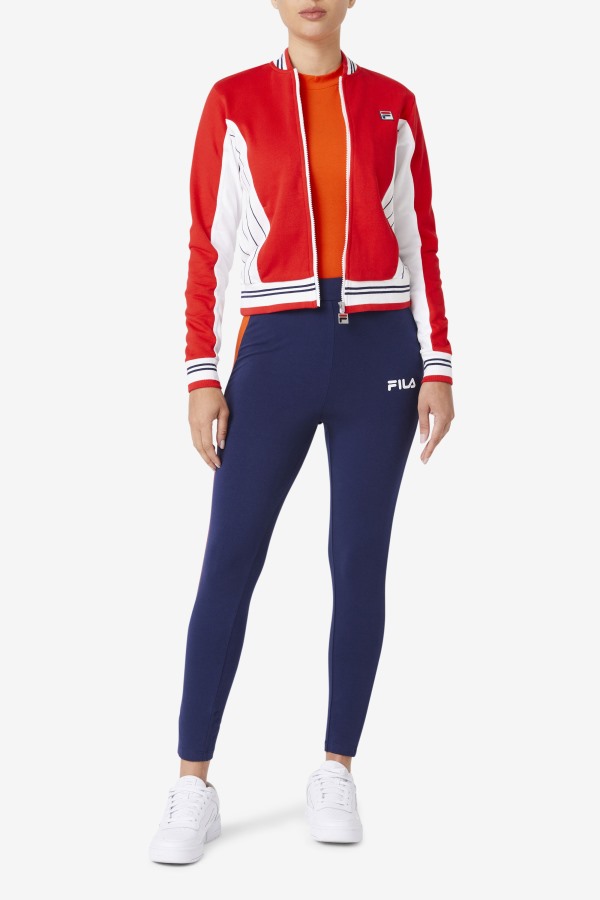 Fila Outlets Red/White/Navy settanta II jacket