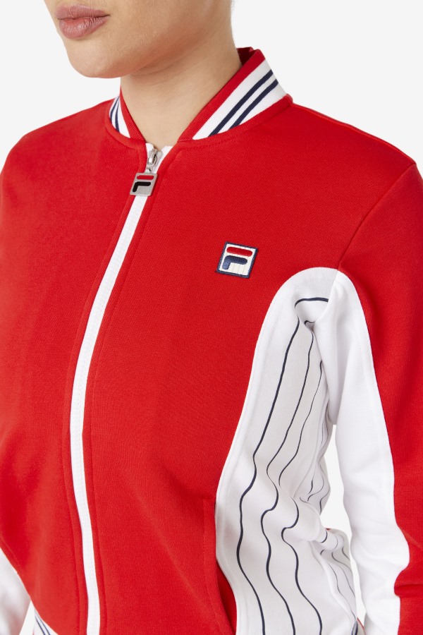 Fila Outlets Red/White/Navy settanta II jacket
