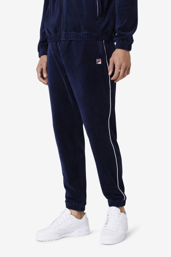 Lewis Velour Pant Navy/White Fila Outlets