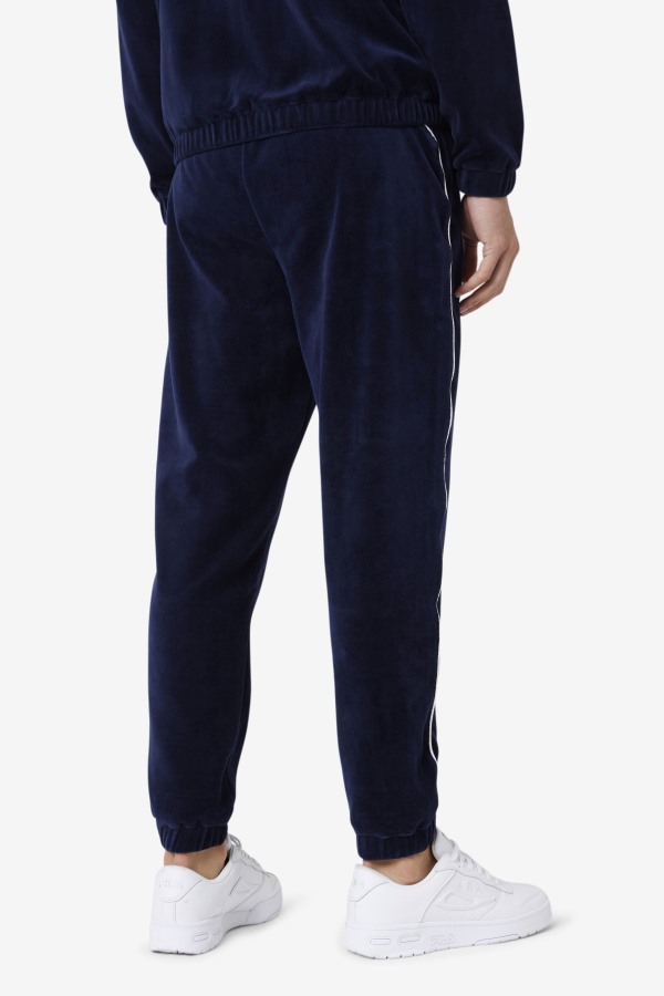 Lewis Velour Pant Navy/White Fila Outlets