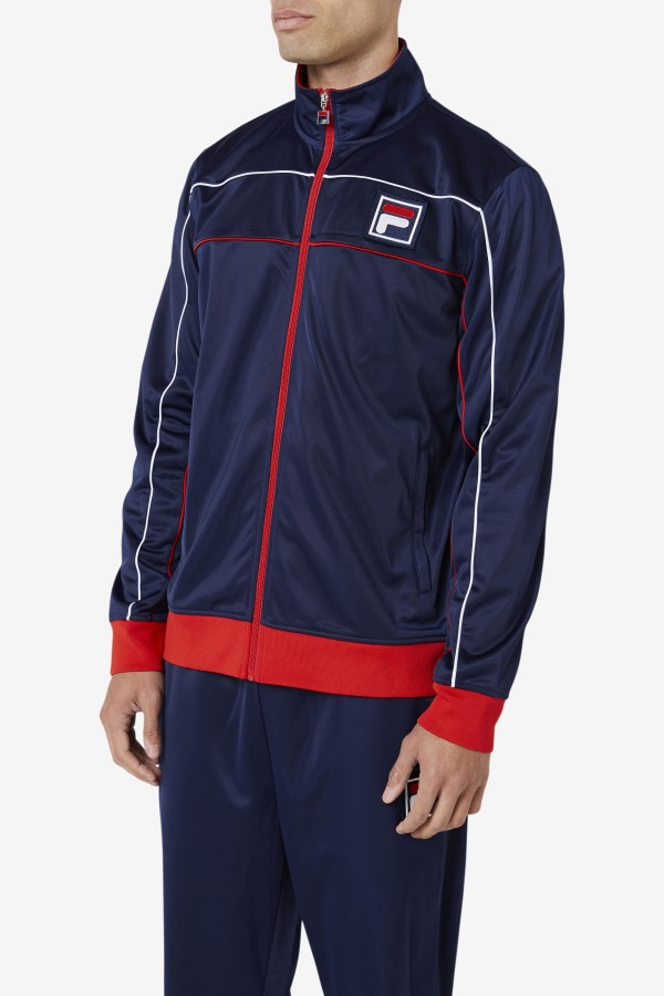 Fila Outlets Navy/Red/White Wayan Track Jacket