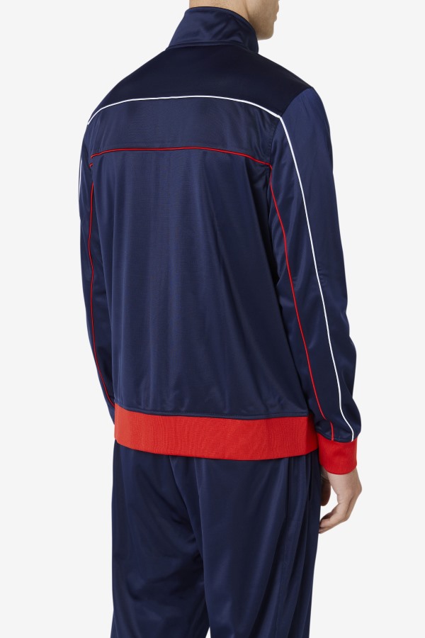 Fila Outlets Navy/Red/White Wayan Track Jacket