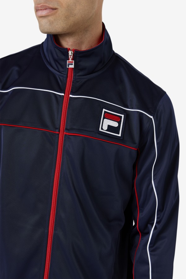 Fila Outlets Navy/Red/White Wayan Track Jacket