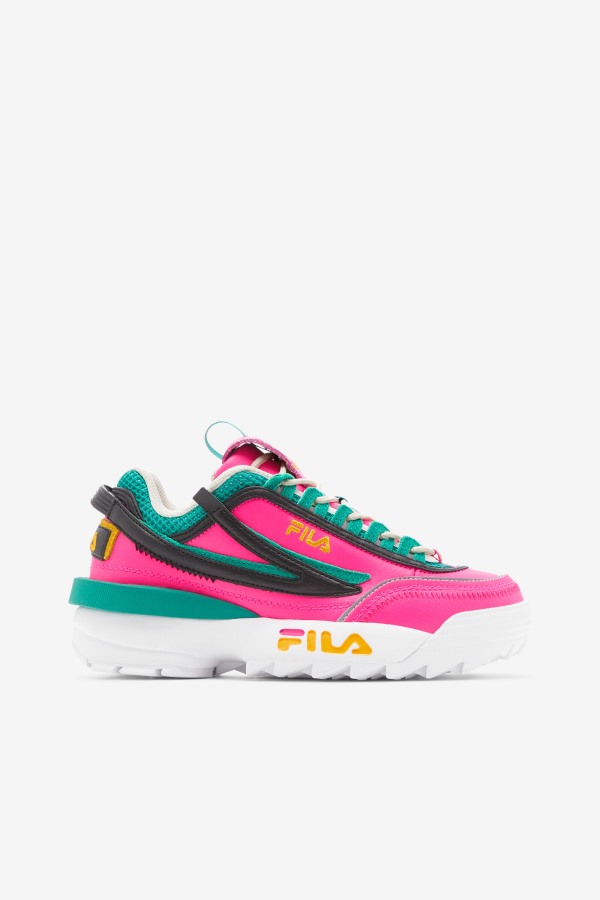 Women's Disruptor 2 EXP Fila Outlets Pink Glow/Gold/Gardenia