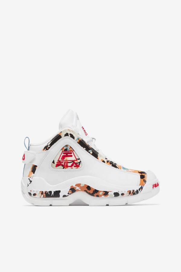 White/Red Fila Outlets Women's Grant Hill 2