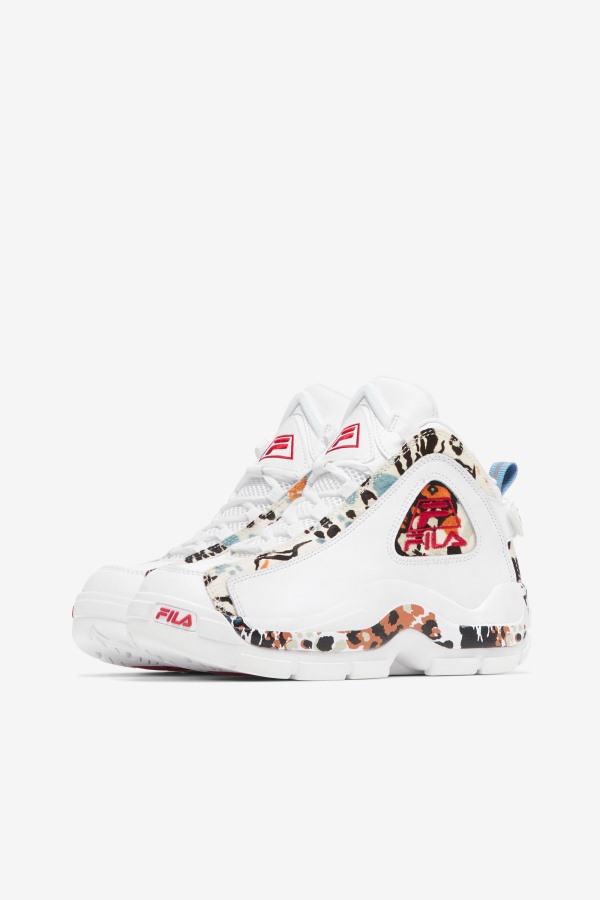 White/Red Fila Outlets Women\'s Grant Hill 2