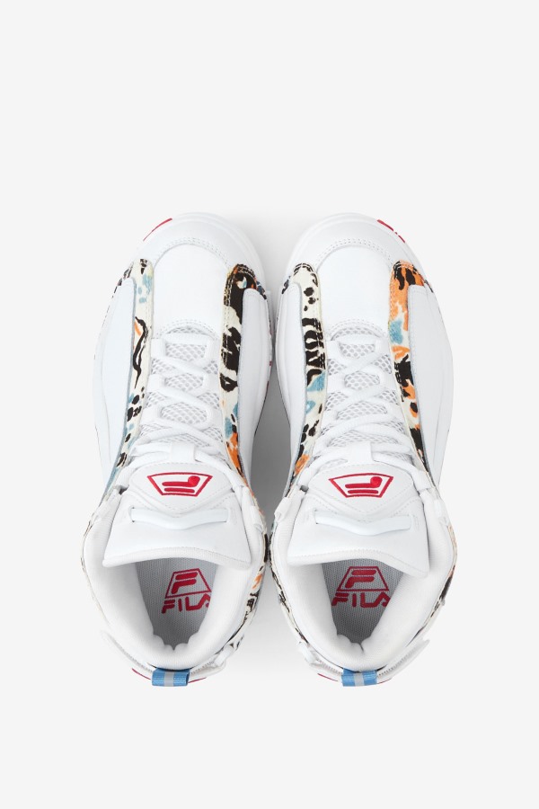 White/Red Fila Outlets Women\'s Grant Hill 2
