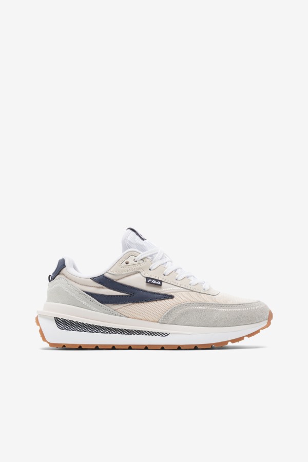 Bleached Sand/Navy/White Fila Outlets Women's Renno