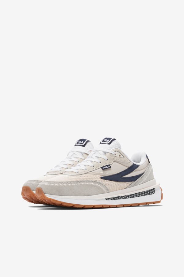 Bleached Sand/Navy/White Fila Outlets Women\'s Renno