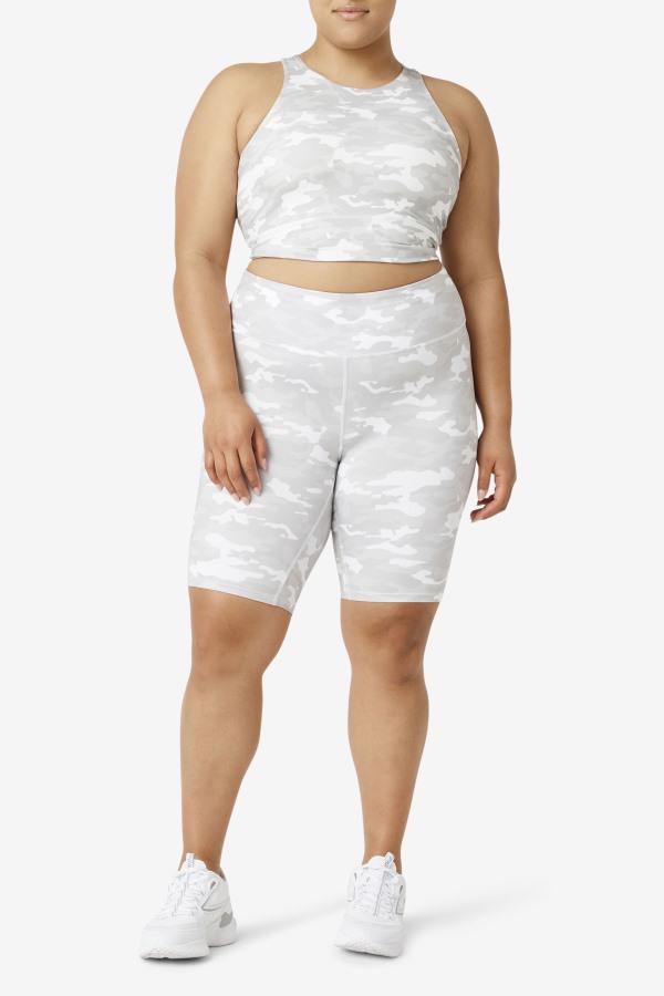 Uplift High Neck Sports Bra White Fila Outlets