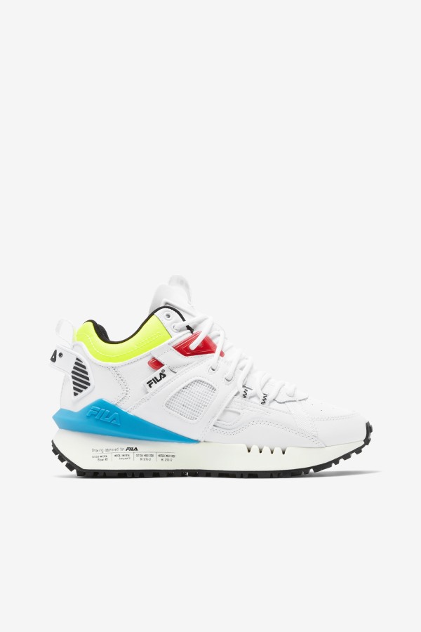 White/Black/Red Fila Outlets Women's Spectra