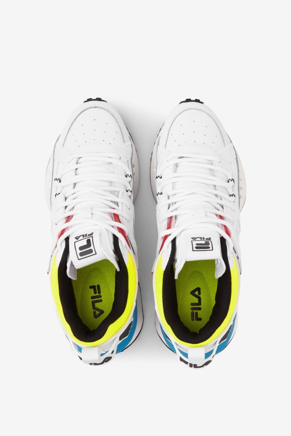 White/Black/Red Fila Outlets Women\'s Spectra