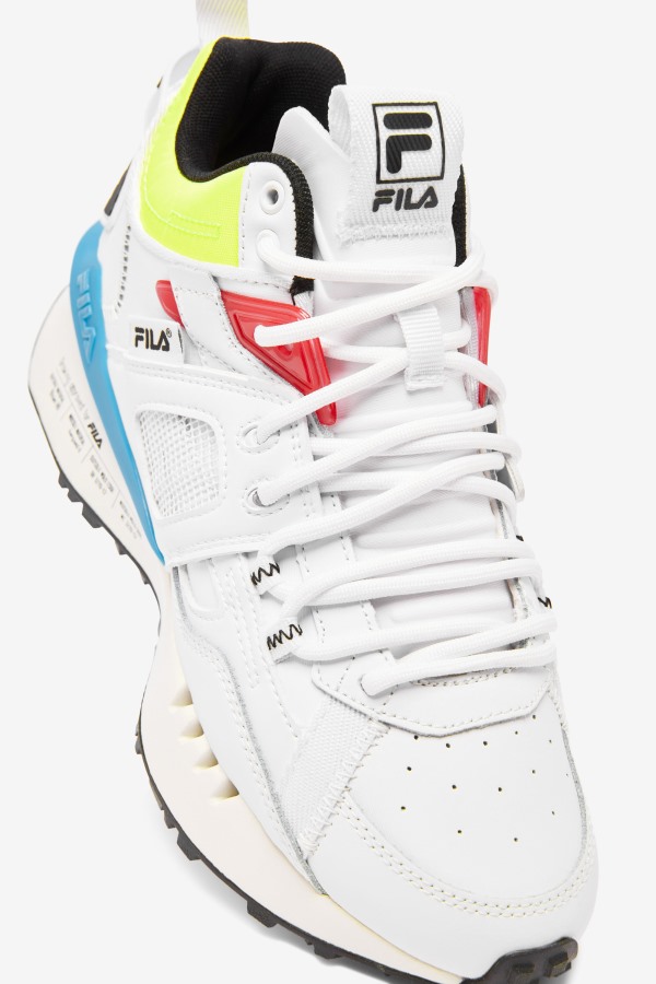White/Black/Red Fila Outlets Women\'s Spectra