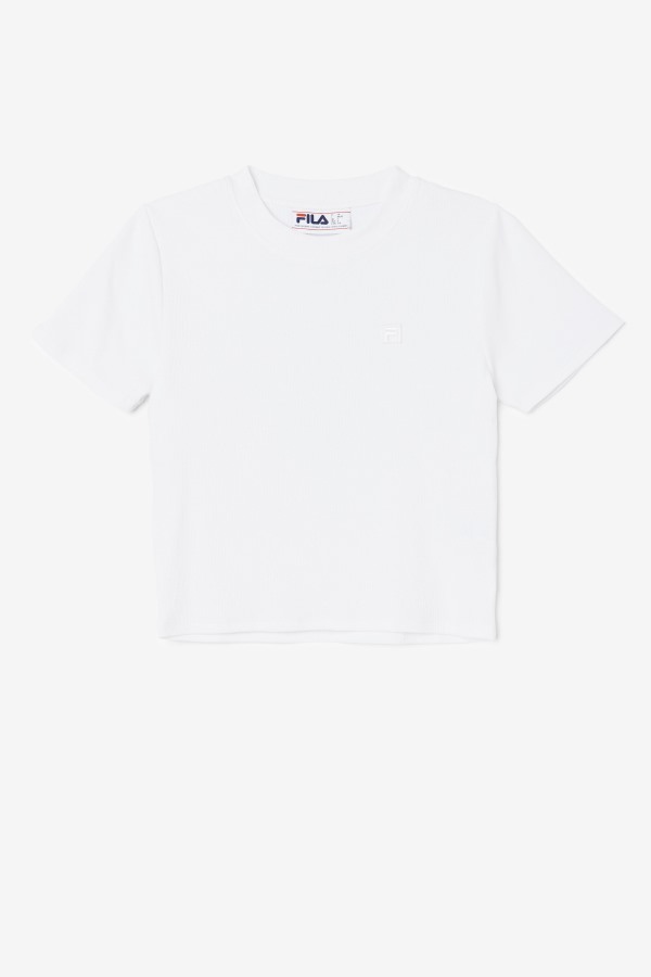 Ammara Top White Fila Outlets