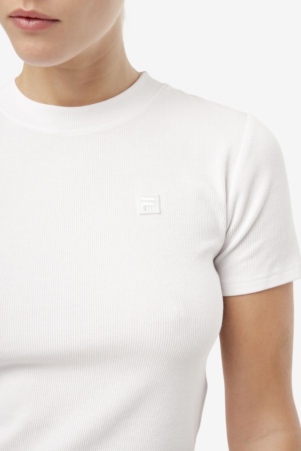 Ammara Top White Fila Outlets