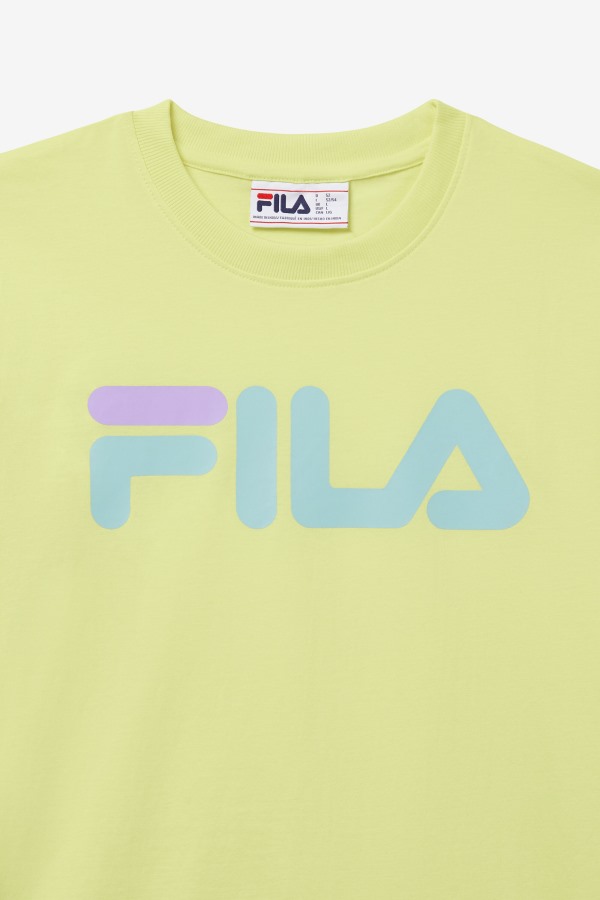 Men\'s Eagle Tee Pale Lime Yellow Fila Outlets