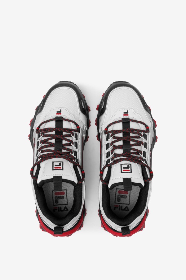 Fila Outlets Big Kids\' Oakmont TR Metallic Silver/Black/Red